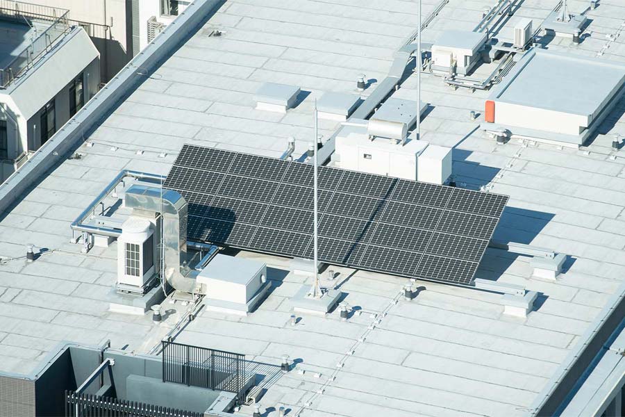 aerial-view-of-white-commercial-roof-el-paso-tx